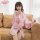 Womens sexy chiffon kimono lingerie set - japanese sakura costume outfit for role play, featuring delicate floral patterns an...