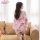 Womens sexy chiffon kimono lingerie set - japanese sakura costume outfit for role play, featuring delicate floral patterns an...