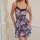 Womens sexy lace sheer floral slip dress set - elegant cross-border lingerie outfit featuring delicate floral patterns and sh...