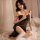 Womens sexy lace sheer nightgown - transparent mesh slip dress for romantic evenings, elegantly draped over soft fabric backd...