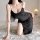 Sexy lace sheer nightgown set for women, featuring transparent mesh fabric and adjustable straps, perfect for elegant sleepwe...