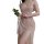Womens sexy lace sheer nightgown set - transparent mesh slip dress & matching bralette for romantic nights