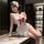 Sexy maid costume set featuring a white lace dress with red bow, perfect for plus-size women seeking pure and tempting linger...