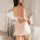 Womens summer ice silk lace cami sleep dress - lightweight breathable silk-like sleepwear for hot nights, featuring delicate ...