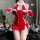 Xianyi original christmas lingerie set - seductive no-remove passion costume dress for new year eve, featuring festive red de...