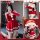 Sexy christmas bunny costume set - seductive holiday lingerie outfit for women, festive naughty dress with red and white desi...