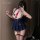 Xianyi womens high-end restrained-luxe lingerie set – no-remove nightclub sensual outfit with schoolgirl-inspired design, fea...