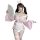 Xianyi womens no-remove bunny girl lingerie set - cute pure-delight japanese-inspired kimono style outfit featuring bunny ear...