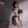 Vintage chinese-style sheer qipao nightgown with adjustable ties, elegant design, perfect for romantic sleepwear.