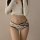 Sexy xiyun butterfly lace thong for women, sheer mesh design, breathable and alluring underwear.