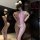 Woman modeling xunhuan sexy bodysuit set - pure temptation lingerie outfit with open-crotch design, one-piece erotic costume ...