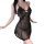 Yanyu plus size lingerie set - pure & sensual lace slip dress, busty comfort sleepwear with adjustable straps