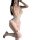 Woman wearing yaqin sexy lace bodysuit with open-crotch design, sheer mesh fabric, and waist-cinching fit for alluring nightw...