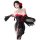 Vintage-inspired sensual lingerie set featuring a floral print japanese kimono-style design, removable and perfect for bedroo...