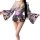 Sexy deep v design anime kimono lingerie set featuring floral patterns, perfect for japanese school uniform sleepwear with a ...
