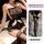Sexy black lace bodysuit with pearl embellishments, lace stockings, and bow detail. perfect for women seeking elegant lingeri...