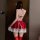 Sexy maid costume with open crotch design, perfect for role play and holiday fun. features red and white colors with lace det...