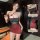 Seductive sheer sleep dress featuring built-in pads and bodycon fit, perfect for intimate wear with elegant rose accents.