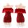 New year off-shoulder cutout sequin dress - sexy lingerie set & seductive costume outfit featuring vibrant red sequins and fe...