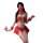New year red sensual lingerie set - exotic dance-inspired chinese vogue split style empress wu outfit for couples, featuring ...