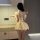 Sexy new year lingerie set featuring cute plush bear anime costume, perfect for nightclub outfits.