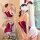 Sexy velvet embroidered lace bunny girl outfit for women, new year-themed ， 。