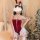 Sexy bunny girl outfit with velvet and lace details, perfect for christmas-themed nightwear.