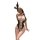 Sexy bunny girl lingerie set featuring lace details, sheer cutouts, and adjustable straps for a charming look.
