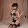 Sexy sm bondage outfit featuring yeshi difei maid costume with leather uniform and role play accessories, perfect for adult e...
