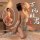 Vintage-inspired sensual lingerie set featuring delicate fabrics and floral designs, perfect for romantic sleepwear with an a...