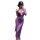Seductive see-through nightgown featuring deep v neckline, sheer lace design, and a stylish butt-slit detail for elegance and...