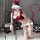 Sexy lace lingerie set featuring cute reindeer design with velvet bodysuit and matching thong, perfect for festive new year o...