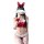 Sexy lace lingerie set featuring cute christmas reindeer design with velvet bodysuit and matching thong, perfect for festive ...