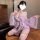 Yiyue original kawaii bunny kimono lingerie set - japanese style sexy pure-allure roleplay costume for women, featuring delic...
