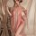 Elegant pink yiyue hanfu lingerie set featuring delicate silk fabric, perfect for women seeking an ancient chinese aesthetic ...