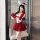 Sexy pure-allure new year uniform christmas costume cosplay bunny girl bodysuit skirt set