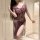 Sexy purple lace nightgown featuring sheer high-slit design, underwire push-up support, elegant and feminine style.
