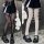 Genuine yun sexy black & white butterfly pantyhose - punk lolita mesh stockings for slimming & millennial style, featuring bo...