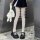 Genuine yun sexy black & white butterfly pantyhose - punk lolita mesh stockings for slimming & millennial style, featuring st...