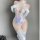 Genuine yun sexy open-crotch bodysuit - anime-style lingerie for playful bedroom fun & cosplay