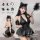 Genuine yun sexy pu halter mini skirt devil cosplay outfit - japanese anime pure & spicy uniform set