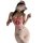 Zeyou sexy nurse costume set – lace trim bodysuit with heart & bow, sheer mesh top & matching nurse hat