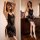 Zimei sexy lace sleep set for women – sheer robe, camisole & matching panty, plus size sensual lingerie ensemble