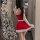 Zifequu christmas sexy lace teddy set - cute plush holiday lingerie outfit for women, festive costume & new year outfit