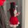 Zieequu ziqu new year christmas lingerie set - sexy cute fuzzy bodysuit & matching outfit for holiday parties