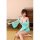 A woman poses elegantly in a japanese kimono-style lingerie set, featuring sheer fabric and floral patterns, perfect for cosp...