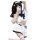 Seductive schoolgirl lingerie set featuring ruffled top and shorts with bows, perfect for passionate date nights and role pla...
