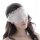 Elegant white lace eye mask with delicate floral patterns, perfect for adults seeking a touch of sensuality during sleep or r...