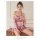 Sexy butterfly print sheer chiffon japanese kimono lingerie set - elegant bathrobe outfit for women