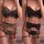 Sexy lace lingerie set featuring intricate designs, perfect for wholesale or custom logo needs.
